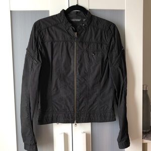 Armani Exchange A/X Black Moto Jacket